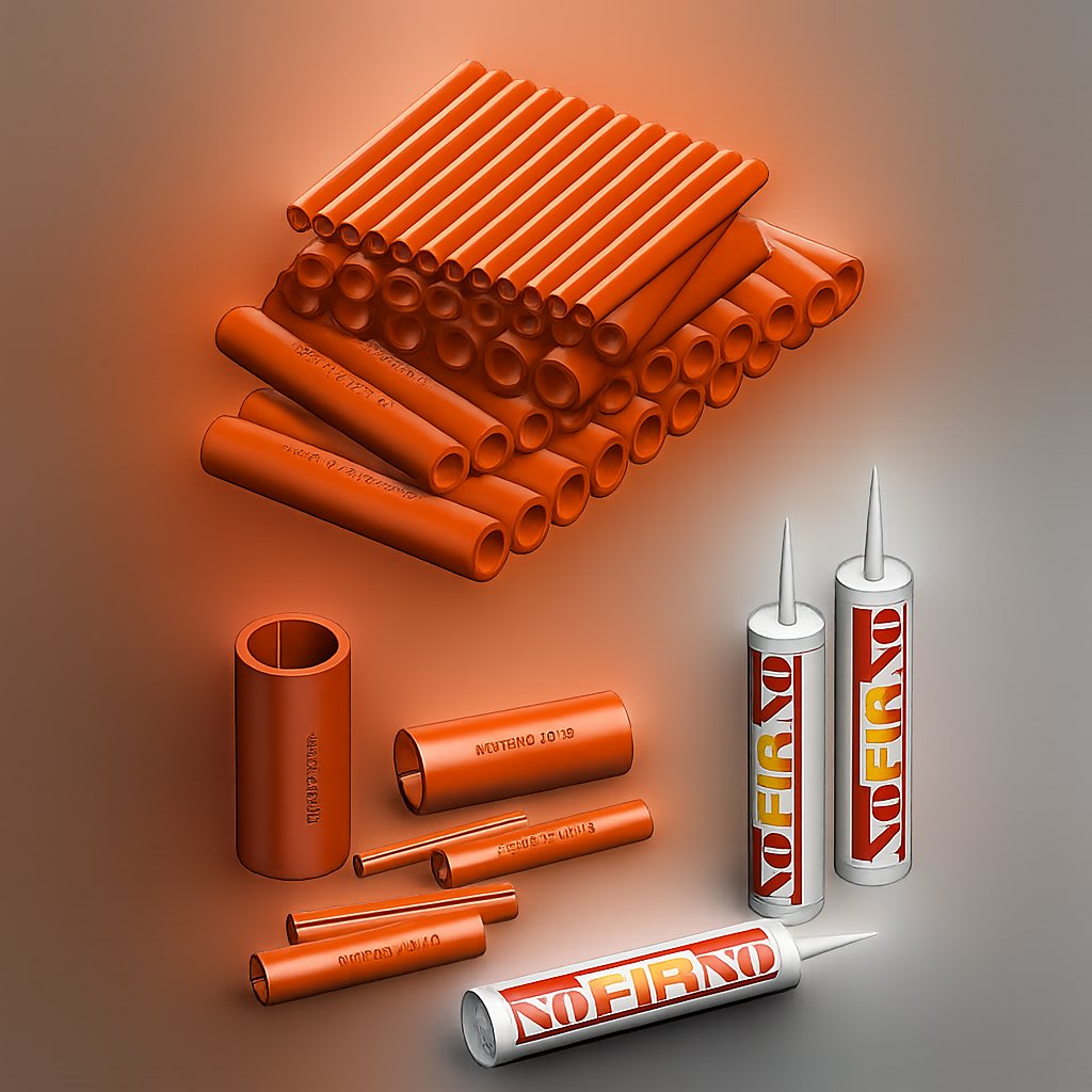 NOFIRNO filler sleeves and fire-stop sealant cartridges