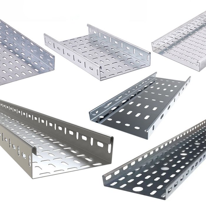 Perforated and ladder-type cable tray systems